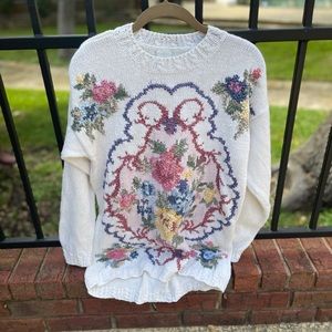 Partners Floral Sweater